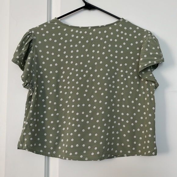 Twik Ruffled Sleeves Floral Blouse - Picture 2 of 3